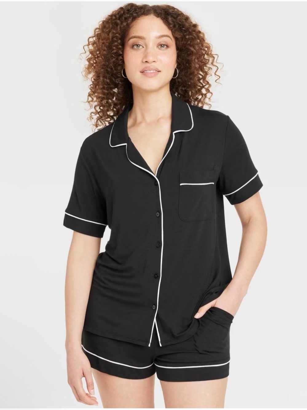 auden short-sleeve button-up